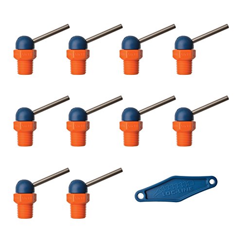 Loc-Line 79067 Acetal HPT Nozzles (CT Style) with Adjustment Lever, 0.086