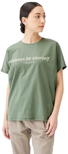 [ダンスキン] Ｔシャツ PRINT WIDE TEE レディース ノルディックグリーン L