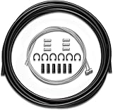 Fat-Cattie Universal Brake Cable and Housing Set(9.8ft Black 2)