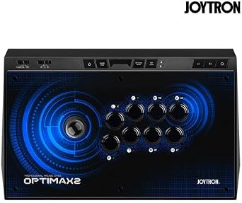 Joytron OPTIMAX 2 Arcade Stick PS5/PS4/PC/Nintendo Switch/XBOX compatible Equipped with Santokusha lever Tekken 8 Street Fighter 6 High speed response Zero delay compatible Parallel import product