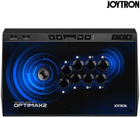Joytron OPTIMAX 2 Arcade Stick PS5/PS4/PC/Nintendo Switch/XBOX compatible Equipped with Santokusha lever Tekken 8 Street Fighter 6 High speed response Zero delay compatible Parallel import product