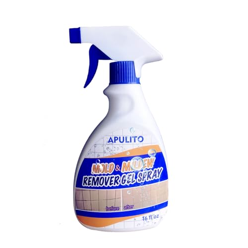 APULITO Household Bathroom Shower Cleaner Home Cleaning Gel for Wall Tile Grount Sink Kitchen - 16 Fl oz