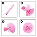 ZJHAI Rainbow Decorations for Party, Rainbow Birthday Party Decorations Set Includes 10pcs Tissue Paper Flowers, 50pcs Colorful Paper Tassels, and One Hanging Circle Dots Banner