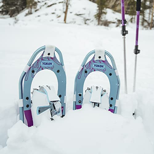 Yukon Charlies Advanced Float Spin Women's Snowshoe Kit, 821 #TOP5