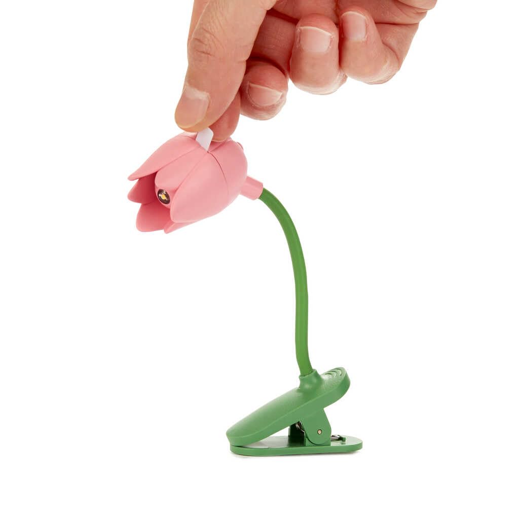 Balvi Lampada Flessibile a Forma di Tulipano Rosa per Lettura