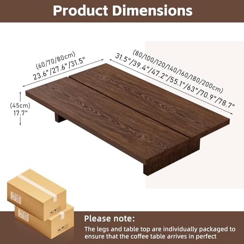 Table basse carrée 100 cm en noyer pour optimiser les grands salons - 3