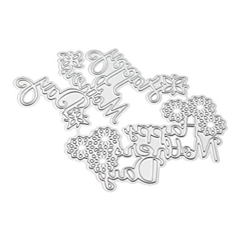 YOYOHO Happy Mothers' Day Metal Dies Stencil Scrapbooking DIY Album Stamp Paper Cover