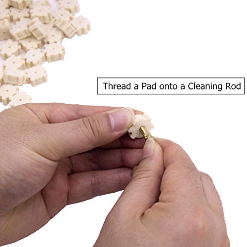 Beileshi Chamber Pads.223/5.56 Chamber Cleaning Pads & Attachment Gun Cleaning (120 Pcs-Pads) #TOP3
