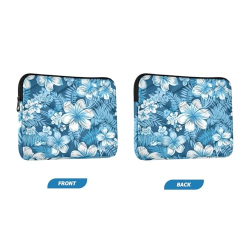 Funda para portátil de 13-14 pulgadas Hawaii Blue Flowers miniatura 2