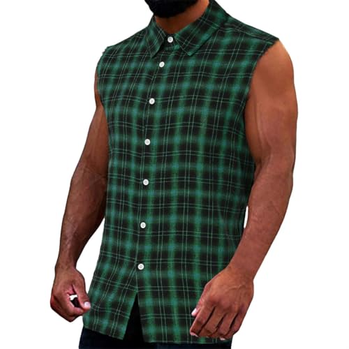 Camiseta sin mangas hombre ligera para evitar el calor con estilo lijado