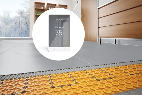 Schluter Ditra-Heat-E-RS1 Smart Thermostat with Floor Sensors, Energy Tracking, GFCI Protected - Ideal for Home Floor Heating - Mirror-Finish, App Control, Voice Assistant Compatible - DHERT105/BW by Schluter - Image 6