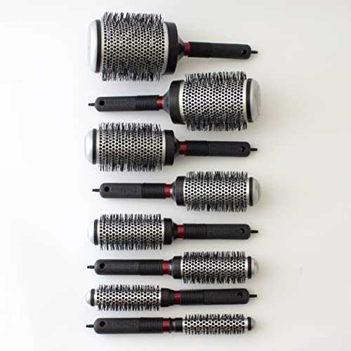 Cricket Thermal Hair Brush #390 2” for Blow-Drying, Curling, and Styling – Heat-Retaining Barrel with Anti-Static Tourmaline Bristles, Round Thermal Brush, Ideal for All Hair Types