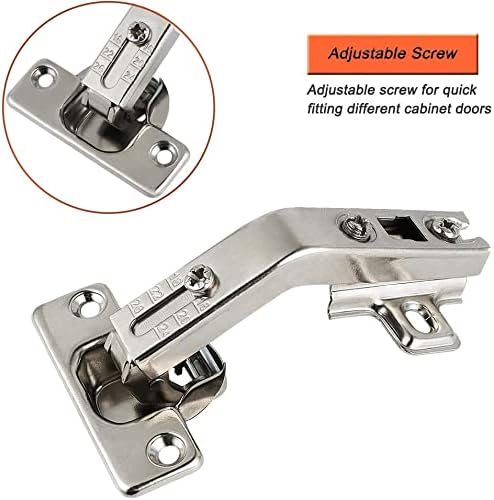 Miniatura 3 de Probrico Bisagras de 135165 Grados para esquina de gabinete de cocinaplegablepuerta plegable para combinación con tornillos, CECOMINOD044685