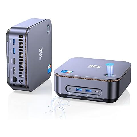 ACEMAGICIAN Mini PC con Altavoz y Huella Dactilar Cover