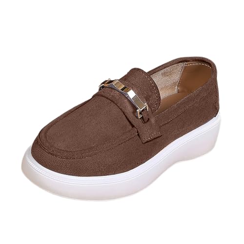 Generisch Zapatos de senderismo y senderismo para mujer: transpirables y cómodos, zapatos de malla para caminar, zapatos de correr, transpirables, impermeables, zapatos deportivos ligeros, marrón, 43