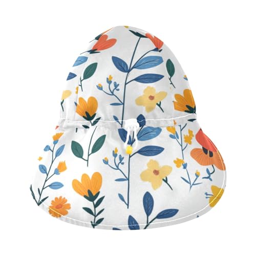 Infant Beach Hats Baby Boys Beach Caps Baby Girls' UPF 50+ Adjustable Traveling Swim Hat3