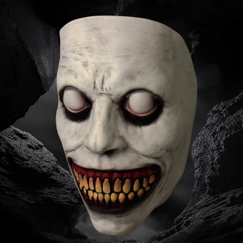 Scary Halloween Mask for Adults Men Women Realistic Latex Creepy Horror Mask for Cosplay Costumes