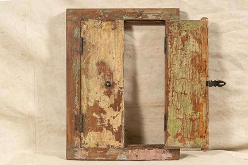 Biscottini Innentür Fenster L46,5XPR6,5XH60,5 M - Holztür - Türen für Innen und Außen - Wohnkultur