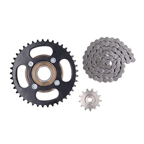 Chaîne de moto 420 contre l'usure mécanique, kit de transmission pour projet mini bike
