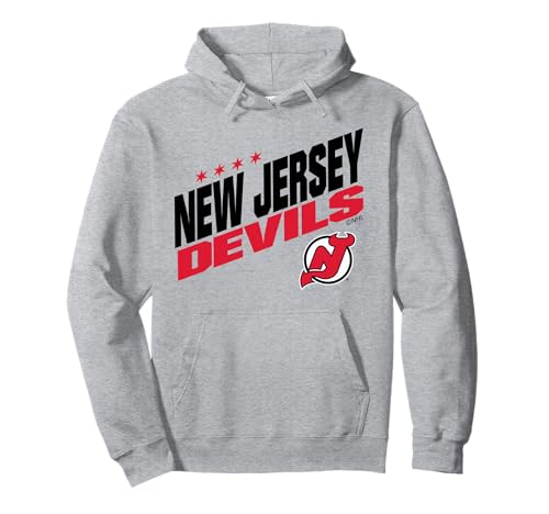 New Jersey Devils Fuel Gray Officially Licensed Pullover Hoodie