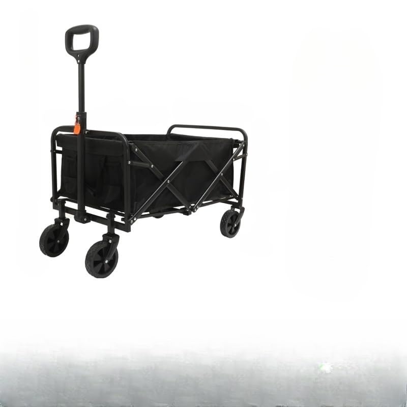 Carrito plegable para exteriores, para festivales, camping, barbacoa y pesca, carro de mano portátil para un fácil transporte, diseño ligero y duradero