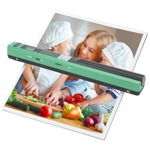 Scanner de Documents Mobile, Scanner de Photos Mobile Facile à Utiliser ABS Plusieurs Formats de Fichiers Pris en Portable pour Office (Green) – Image 6