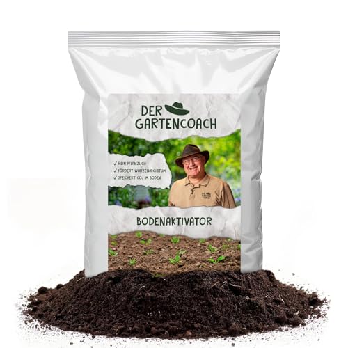 Der Gartencoach Bodenaktivator mit aktivierter Pflanzenkohle I nachhaltiger, biologischer Bodenverbesserer I vitalisiert den Pflanzenbestand I optimiert die Nährstoffversorgung (10 Kilogramm)