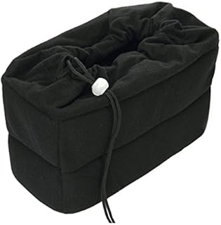 Yimidear Camera Bag, Shockproof Padded Folding Partition Insert Camera Case for SLR Camera(Black)