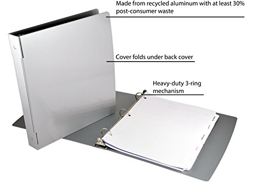 Saunders Recycled Aluminum Ring Binder, 1-Inches Spine, Letter Size, 8.5 x 12-Inches, 1 Binder (0060 - //medicalbooks.filipinodoctors.org