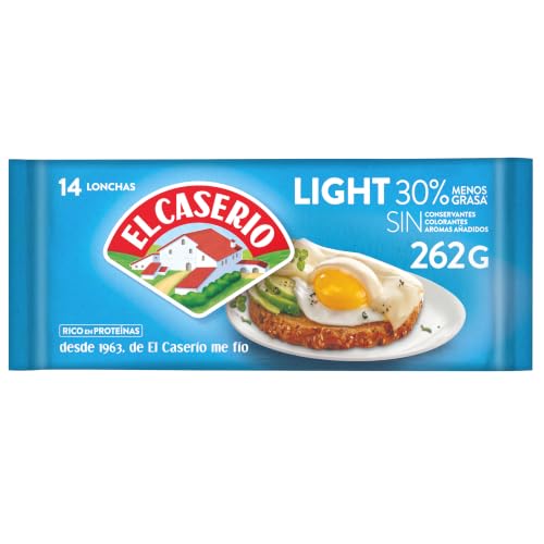 El Caserío Queso Light en Lonchas 14 Ud, 262g