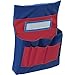 Pacon Pocket Chart, Chair Storage, Blue & Red, 18-1/2"H x 14-1/2"W x 2-1/2"D, 1 Chart