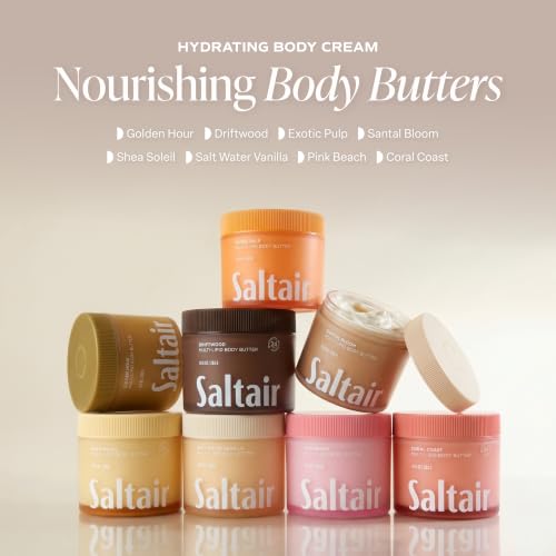 Image of Saltair Multi-Lipid Body Butter | Salt Water Vanilla Cream | 10 oz | Creamy texture with conditioning ingredients for lasting hydration and a soft comfortable finish