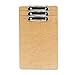 Universal UNV05563 1/2 in. Capacity 8-1/2 in. x 14 in. Hardboard Clipboard - Brown (3/Pack)