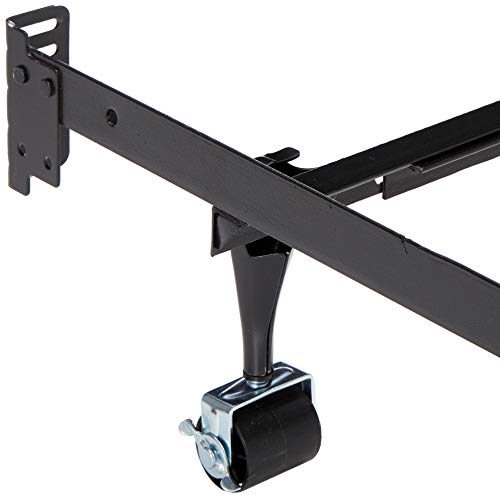 Malouf Heavy Duty 9-Leg Adjustable Metal Bed Frame With Center Support And Rug Rollers - Universal (King, Cal King, Queen, Full, Twin Xl, Twin), Standard 7.5” Clearance #TOP7