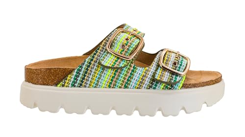 Image of Corkys Footwear Hey Girl Womens 1 inch Rumor Has It Platform Sandals, Featuring Two Adjustable Buckles, A soft Footbed, And A Lug Outsole, Perfect For Summer
