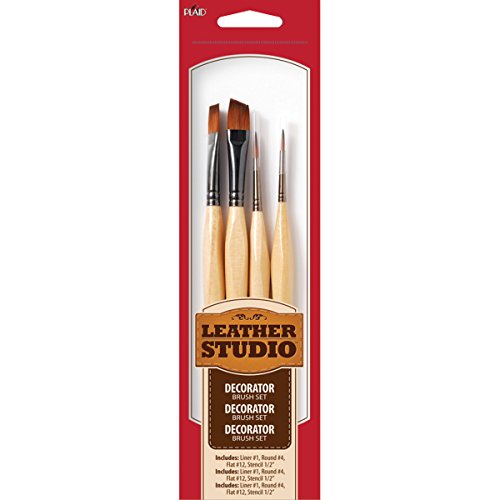 Leather Studio Leather Decorative Brush Set (2-Ounce),