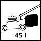 Einhell Akku-Rasenmäher GE-CM 36/37 Li-Solo Power X-Change (36 V, 37 cm Schnittbreite, bis 400 m², 45L Grasfangkorb, 25-75 mm Schnitthöhe, ohne Akku)