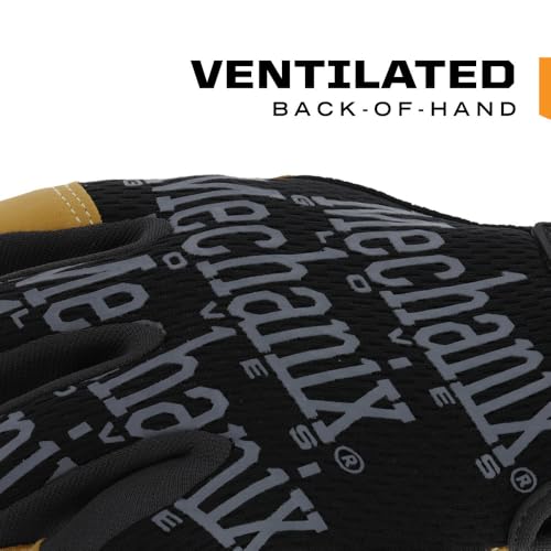 Mechanix Wear - Material4X Original Gloves (Medium, Black/Brown) MG4X-75-009