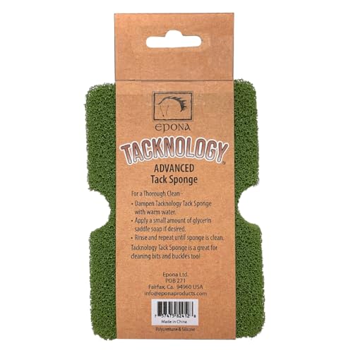 Epona Tacknology Ferramenta avançada de limpeza de cavalo com esponja