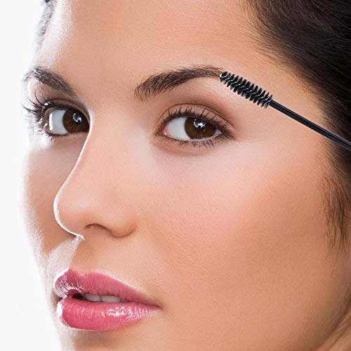 Tbestmax 200 Disposable Mascara Wand Eyebrow Brushes Spoolies Applicator For Eyelash Extension Makeup Kits #TOP6