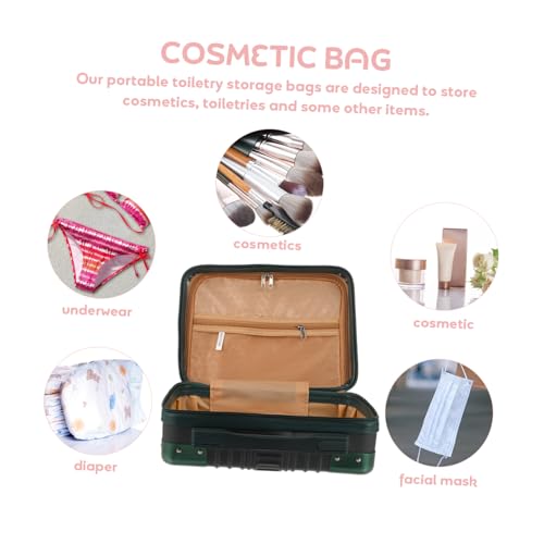 Valise de voyage pour maquillage compacte et portable Alipis