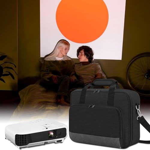 Funda de viaje segura para proyectores portátiles y dispositivos electrónicos, con tejido reforzado y interior suave miniatura 6