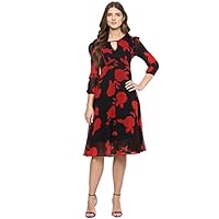 Harpa Round Neck Printed Dresses