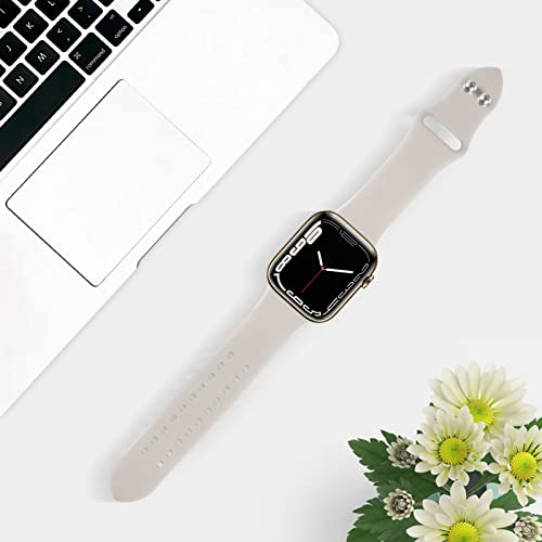 Pulseiras esportivas para Apple Watch séries de 40 mm, 41 mm, 45 mm, 44 mm, 49 mm, feminino/masculin