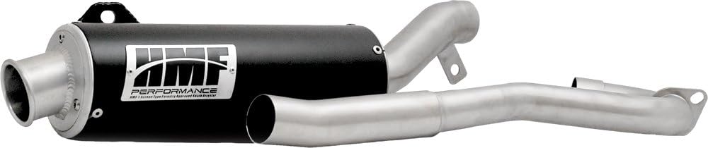 HMF Exhaust Performance Series Slip-On Brushed Elliptical Honda TRX 450R 2004-05