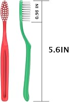 Vista 5 de Paquete de 72 cepillos de dientes desechables prepegados para niños, cerdas suaves y envoltura individual para niños pequeños y niñas