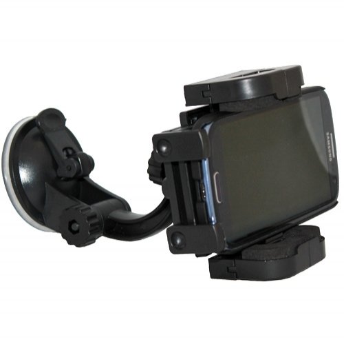 Xenda 360 Degree Rotatable Universal Car Mount Windshield Cell Phone Holder Stand For Sprint Kyocera Duraxt - Kyocera Echo - Kyocera Milano - Kyocera Rise #TOP1