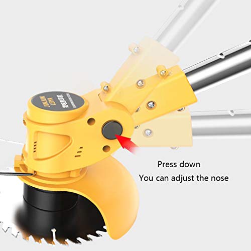 Accu-grasmaaier met gereedschap, intrekbare lichtgewicht en krachtige grasmaaier, lichtgewicht en handig, maaidiameter van 15 cm grasmaaier - Afbeelding 5