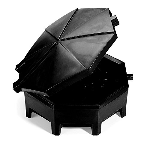 New Pig Poly Drum Funnel with Hinged Lid, For 55 Gal Tight-Head Steel