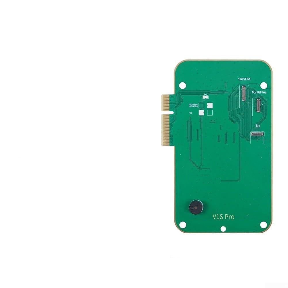 Module de test arrière Jcid V1s Pro pour iPhone 12 à 16 avec capteur pression vert